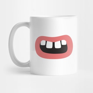 funny teeth smile Mug